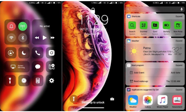 Tema iPhone Untuk Xiaomi MIUI 10, Full Mirip Dengan iPhone, tema iphone untuk xiaomi