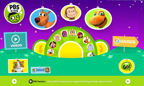 PBS Kid website design