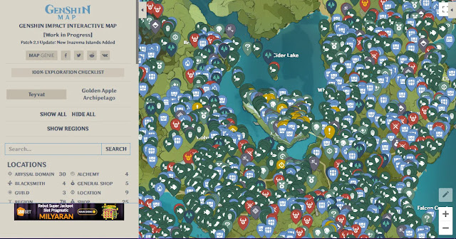 Tandai Lokasi Penting di Map