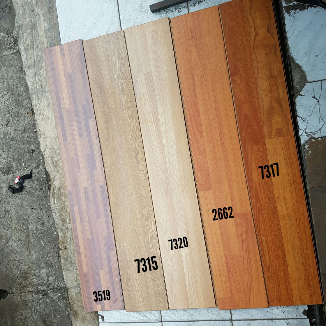  Lantai  laminate parquet  kangbang banyak variasi warna