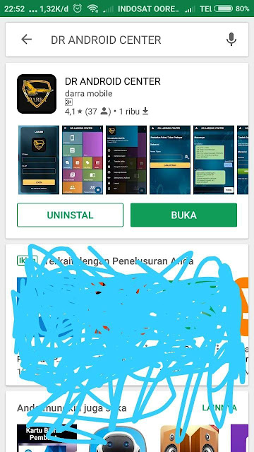 Aplikasi Agen DR ANDROID CENTER