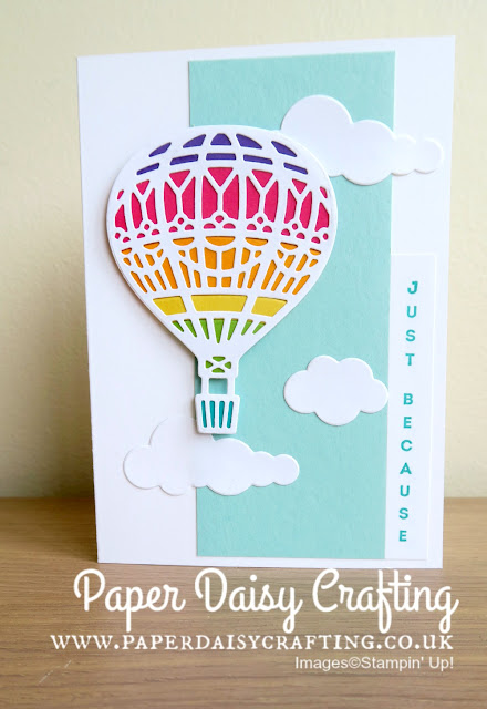 Hot Air Balloon card by Stampin Up