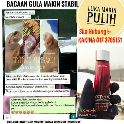 TESTIMONY LUKA SEMBUH DENGAN VIVIX