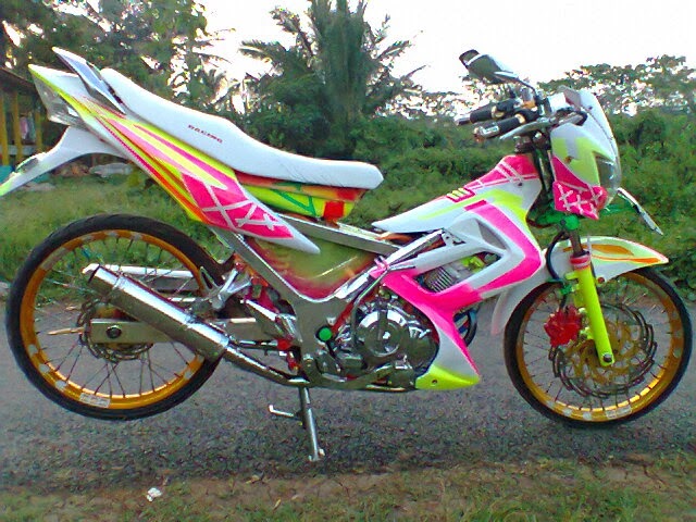 Modifikasi Motor Satria Fu