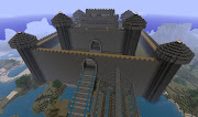 Saturday, April 13, 2013 (huge cobblestone minecraft castle)