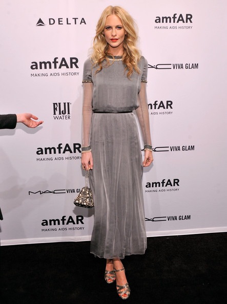 Poppy Delevingne attends the amfAR New York Gala