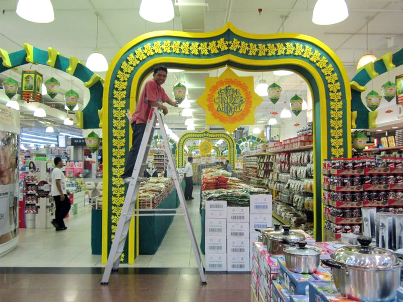 Hua Ho - Manggis supermarket area display