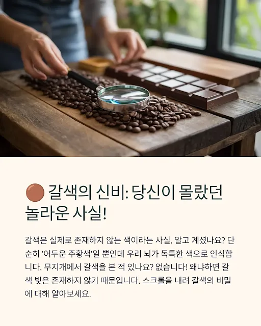 갈색