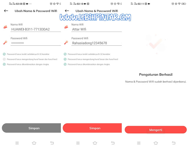 cara merubah nama password sandi wifi telkomsel orbit di myorbit