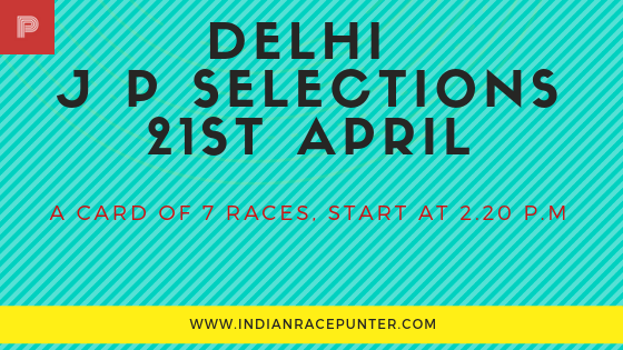 Delhi Jackpot Selections 21st April, TRACK EAGLE, TRACKEAGLE