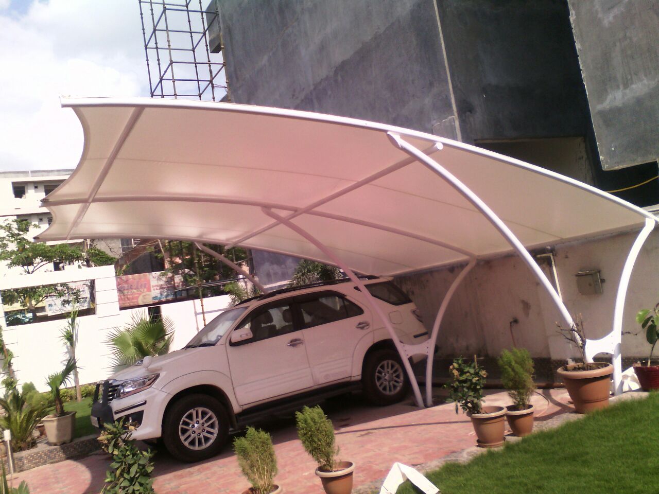 Kanopi Membrane Untuk Shelter Parkir Pesona Membrane