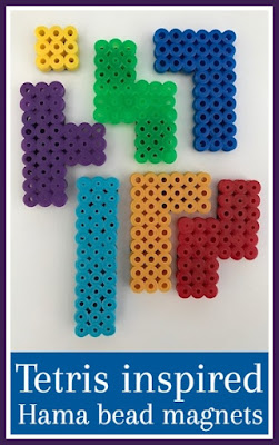 Tetris Hama bead magnets tutorial