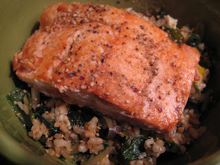 salmon bibimbap