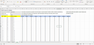 format  excel input nilai skl candy