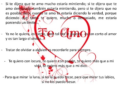 Palabras sobre amor para chicos