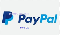 Logo Vinci gratis un premio sotto forma di trasferimento da 20€  sul tuo account PayPal