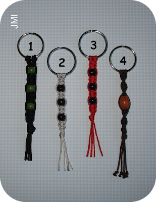 How to make Macramé Key Ring Fobs 