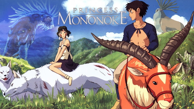 Película La Princesa Mononoka de Studio Ghibli, dirigida por Hayao Miyazaki en el año 1997