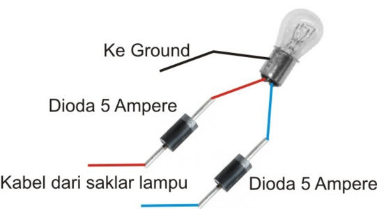 Lampu Dan Kabel Aki - Cara Modifikasi RX King Kencang Tapi Irit Untuk Balapan dan Harian