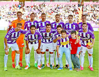 REAL VALLADOLID C. F. - Valladolid, España - Temporada 2015-16 - Kepa, Leao, Samuel, Timor, Hermoso y Juan Villar; Manu Del Moral, Marcelo Silva, Chica, Óscar y Rodri - REAL VALLADOLID C. F. 2 (Juan Villar y Rodri) C. D. MIRANDÉS 1 (Abdón Prats) - 25/10/2015 - Liga de 2ª División, jornada 10