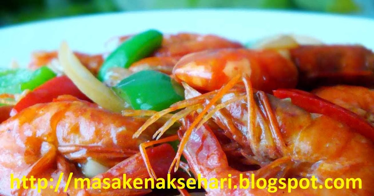 Resep Tumis Udang Saus Tiram