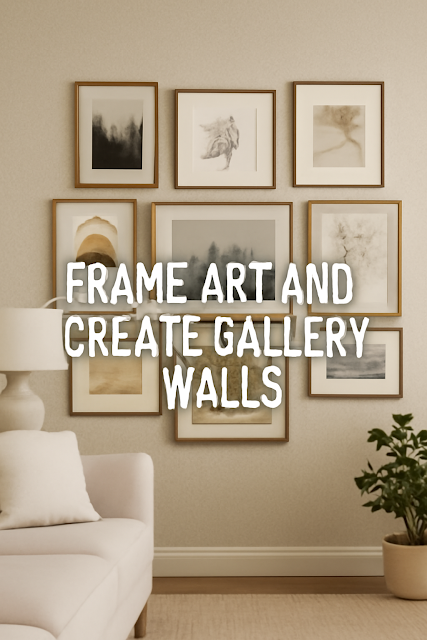 Frame Art and Create Gallery Walls
