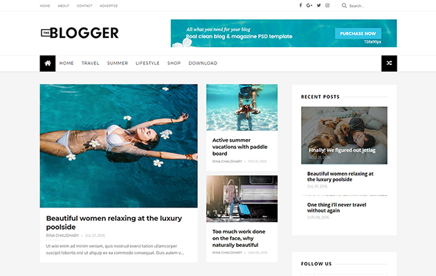 plantilla blogger noticias responsive