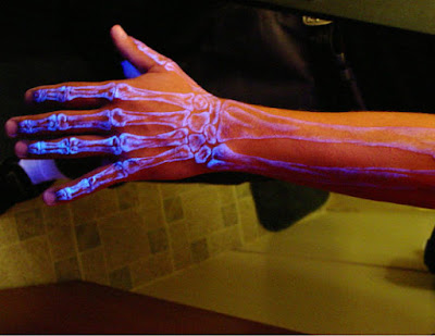 Glow  Dark Tattoos on Littlecicak  Turning Into Biomechanical