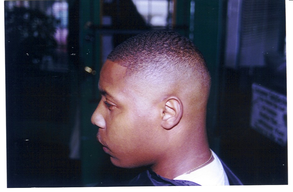 bald fade haircut back