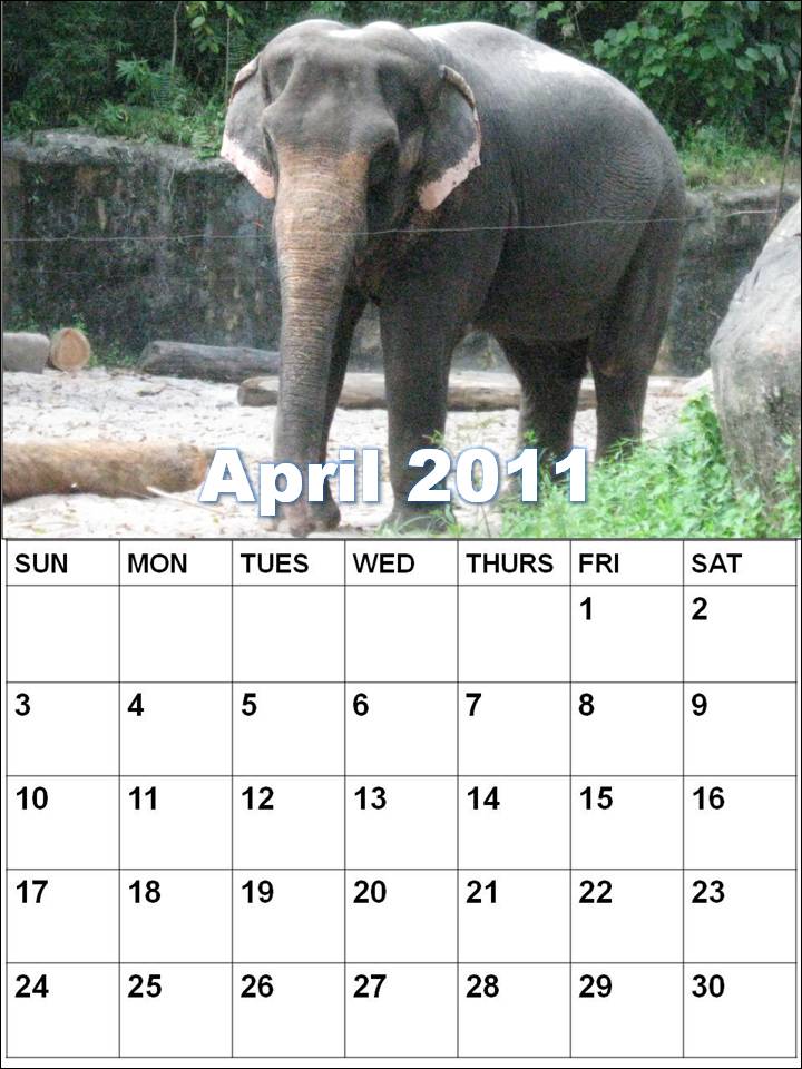 april 2011 calendar with holidays. april 2011 calendar with