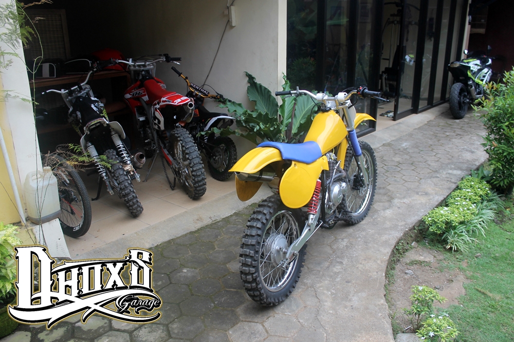 Tangki Knalpot Kustom Suzuki Thunder 125 Modifikasi Trail 