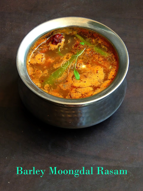 Vegan Barley Moongdal Rasam