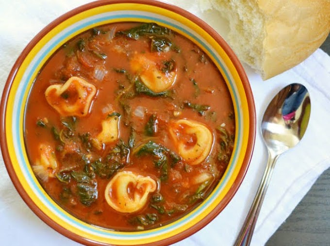 Tomato Tortellini Soup #soup #recipes