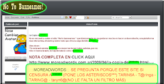 taringa banneamos censura more adwords