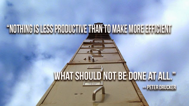 Top 10 Inspirational Quotes Worthy of Your Refrigerator - “Nothing is less productive than doing what should not be done at all.”