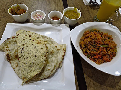 Nalan Restaurant, north indian thali