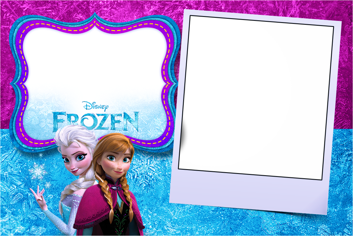 Free Frozen  Printable  Invitations, Labels or Cards.