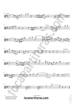 Hoja 2  Violín Partitura de Meditación Sheet Music for Violin Music Scores PDF/MIDI de Violín