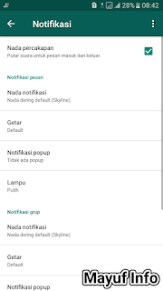 Cara Mengganti/Mengubah Nada Notifikasi Pesan/Group/Panggilan Di Whatsapp Terbaru