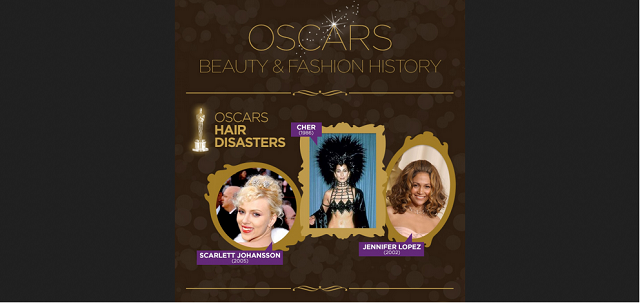 image: Oscars Beauty and Fashion History