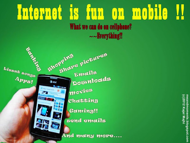 inter on mobile, internet is fun on mobile