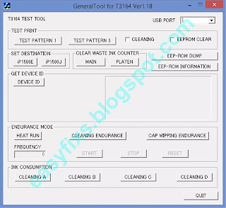 General Tool v1.18 or General Tool for T3164 version 1.18