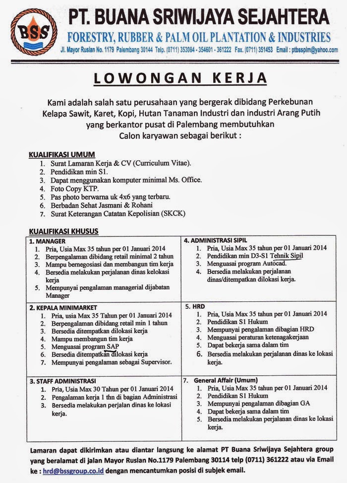 Lowongan Kerja Pertamina Di Palembang - Loker Spot