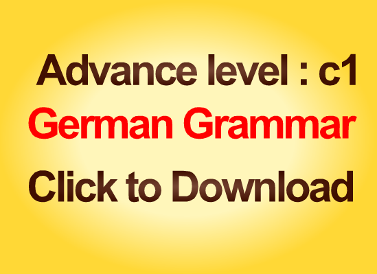 German Grammar C1 : Advance Level : Deutsche Grammatik Stufe C1 kostenlos pdf