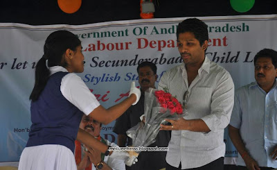 Allu Arjun at No Child Labour Event stills