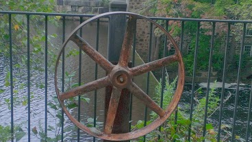 an old waterwheel