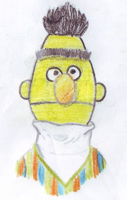 desenho do Becas - drawing of Bert