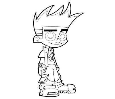 Desenhos do Johnny Test para Colorir e Imprimir – Dibujos para Colorear