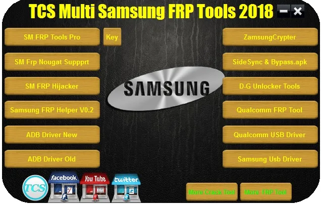 TCS Multi Samsung FRP Tools Pack 2018