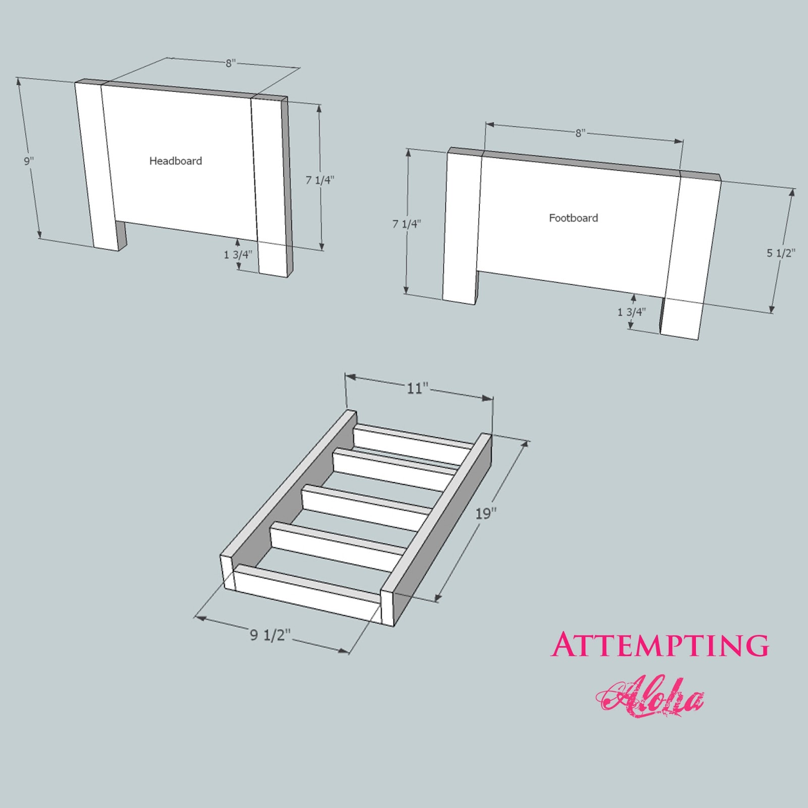 Woodwork American Girl Doll Canopy Bed Plans PDF Plans